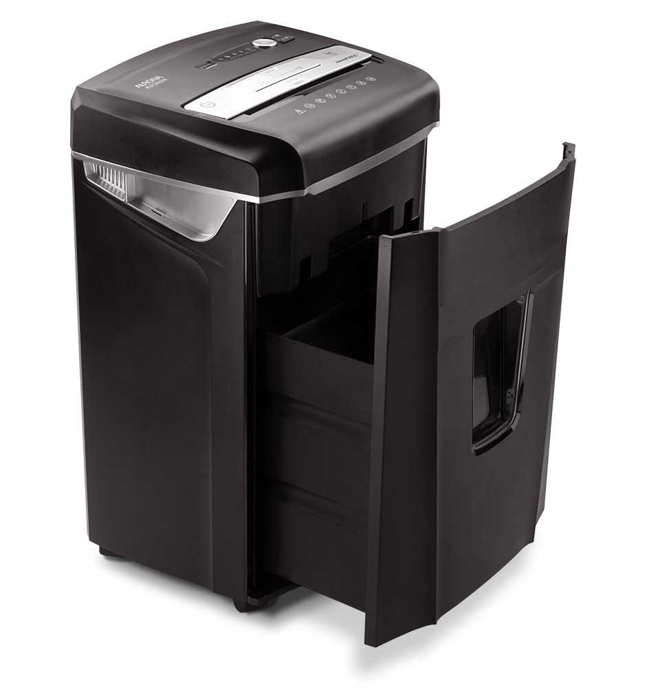 Aurora AU1000MA 10-Sheet Micro-Cut Shredder - Secure Paper, CD & Credit Card Destroyer with Pull-Out Bin | Ideal for Home Office & Small Business Document Security