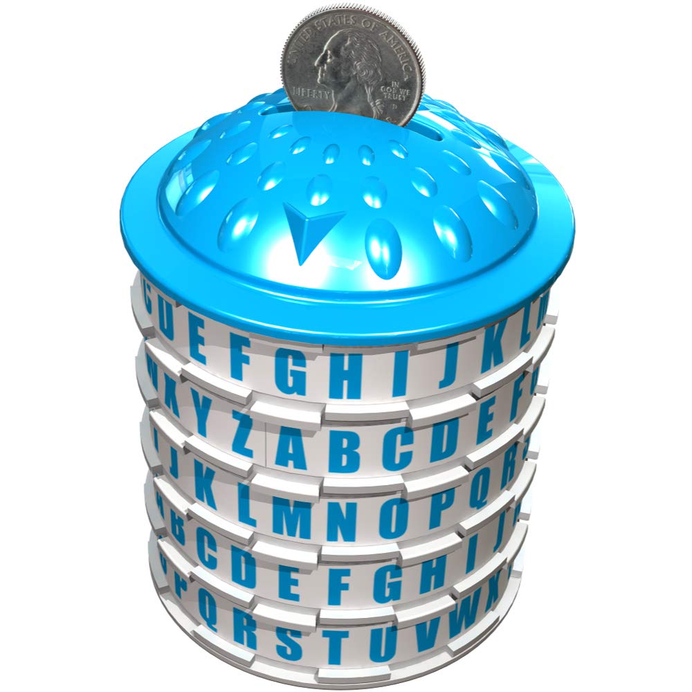 Puzzle Pod Mini - Brain Teaser Gift Box with Cryptex Lock | Money Puzzle & Coin Bank | Perfect for Cash, Gift Cards & Surprise Presents | Great for Parties, Birthdays & Escape Room Challenges