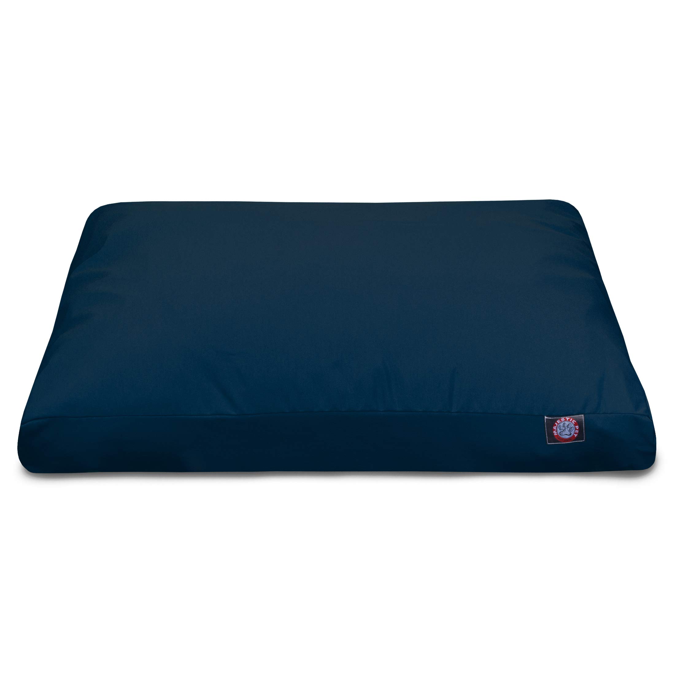 Majestic Pet Solid Navy Blue Small Rectangle Pet Bed - Cozy & Comfortable Dog Bed for Small Breeds - Perfect for Crates, Kennels & Home Use