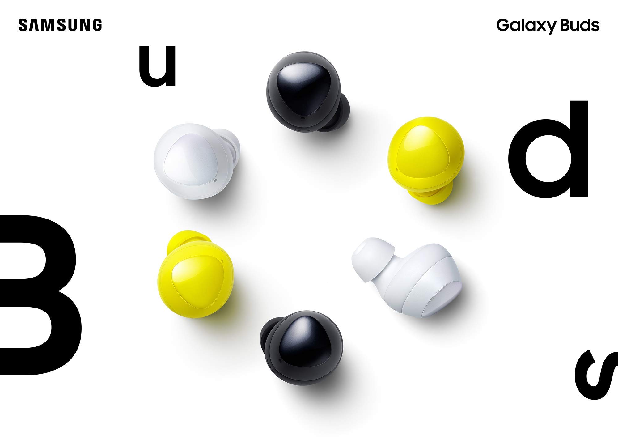 Samsung Galaxy Buds True Wireless Bluetooth Earbuds - Black (SM-R170) Renewed 2019 Edition | Noise Cancelling, Sweatproof for Gym, Running & Travel