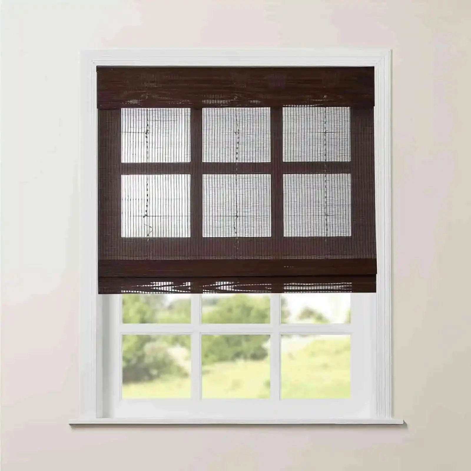 Rae Natural Pure Bamboo Woven Shades Series Z - Eco-Friendly Window Blinds for Home & Office Privacy and Sun Protection