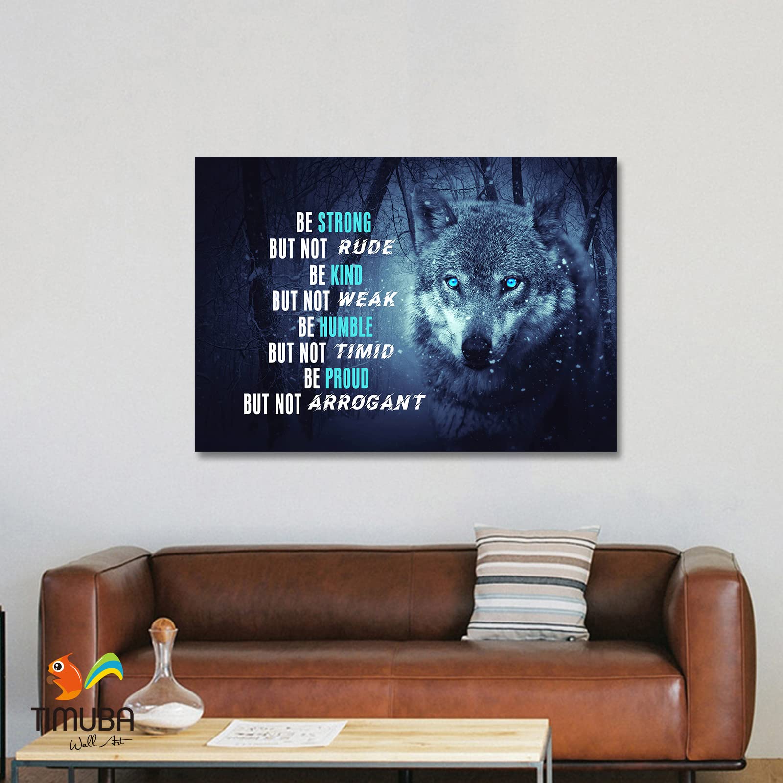 Inspirational Wall Art Motivational Quotes Canvas Print for Office & Home Decor - Framed Horse Artwork with Positive Sayings - Perfect for Gym, Living Room & Workspace (32x48 Inches)