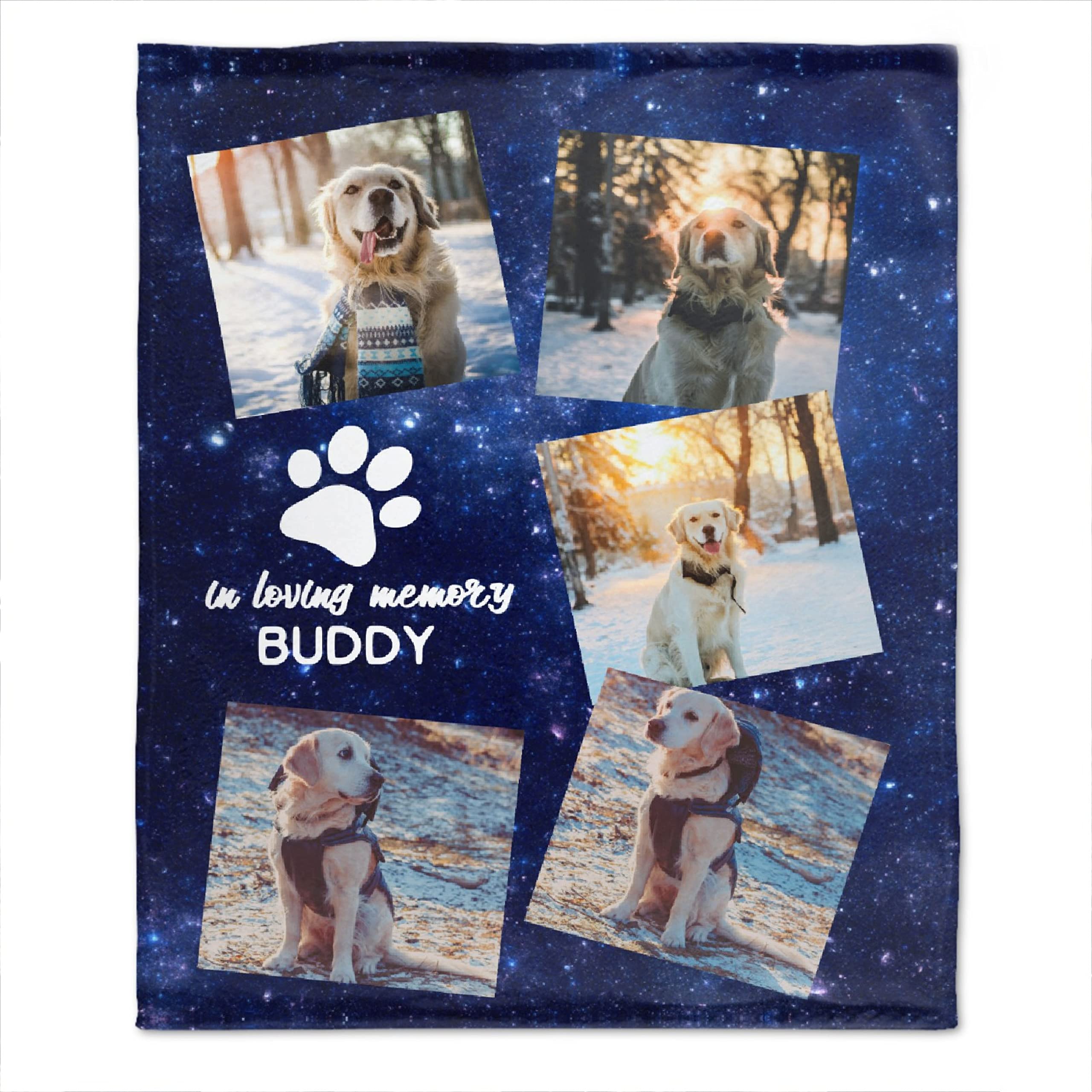Bhaisajyaguru Custom Pet Blanket - Personalized Dog & Cat Blanket with Photo, 120