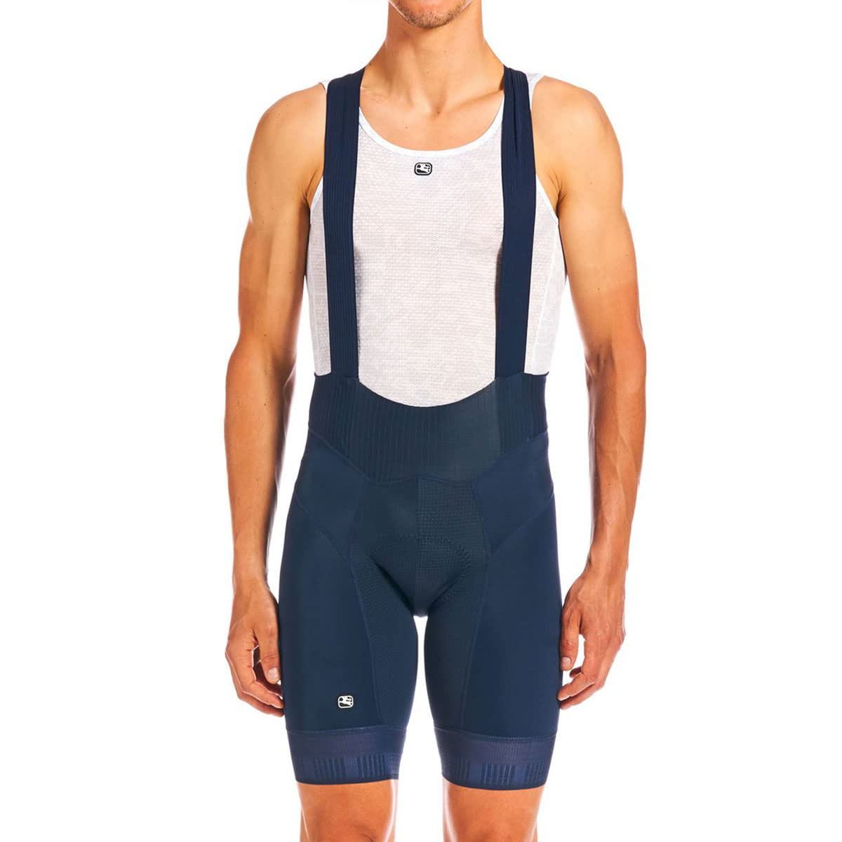 Giordana Men's FR-C Pro Cycling Bib Shorts - 5cm Shorter Length for Road Biking & Training | High-Performance Cycling Shorts with Compression Fit