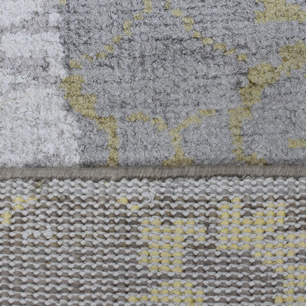 Hand Knotted Hypnotic Design Area Rug - Boho Chic Home Decor for Living Room, Bedroom & Office