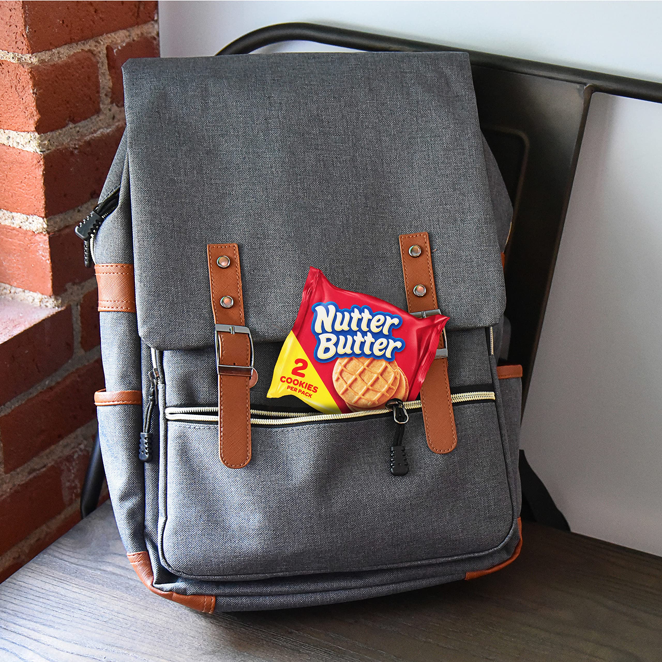 OREO Original, OREO Golden, CHIPS AHOY! & Nutter Butter Cookie Variety Pack - 56 Individually Wrapped Snack Packs (2 Cookies Each) - Perfect for Office Snacks, School Lunches & Party Favors