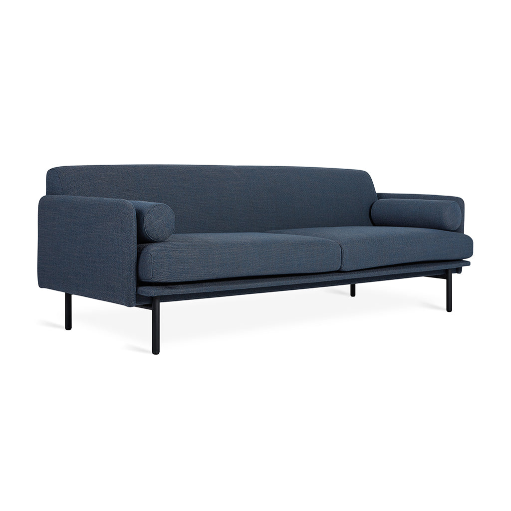 Foundry Sofa - Modern Mid-Century Style Couch for Living Room, Lounge & Office - Durable Upholstered Fabric Sectional with Sturdy Wooden Frame - Perfect for Home, Apartment & Workspace