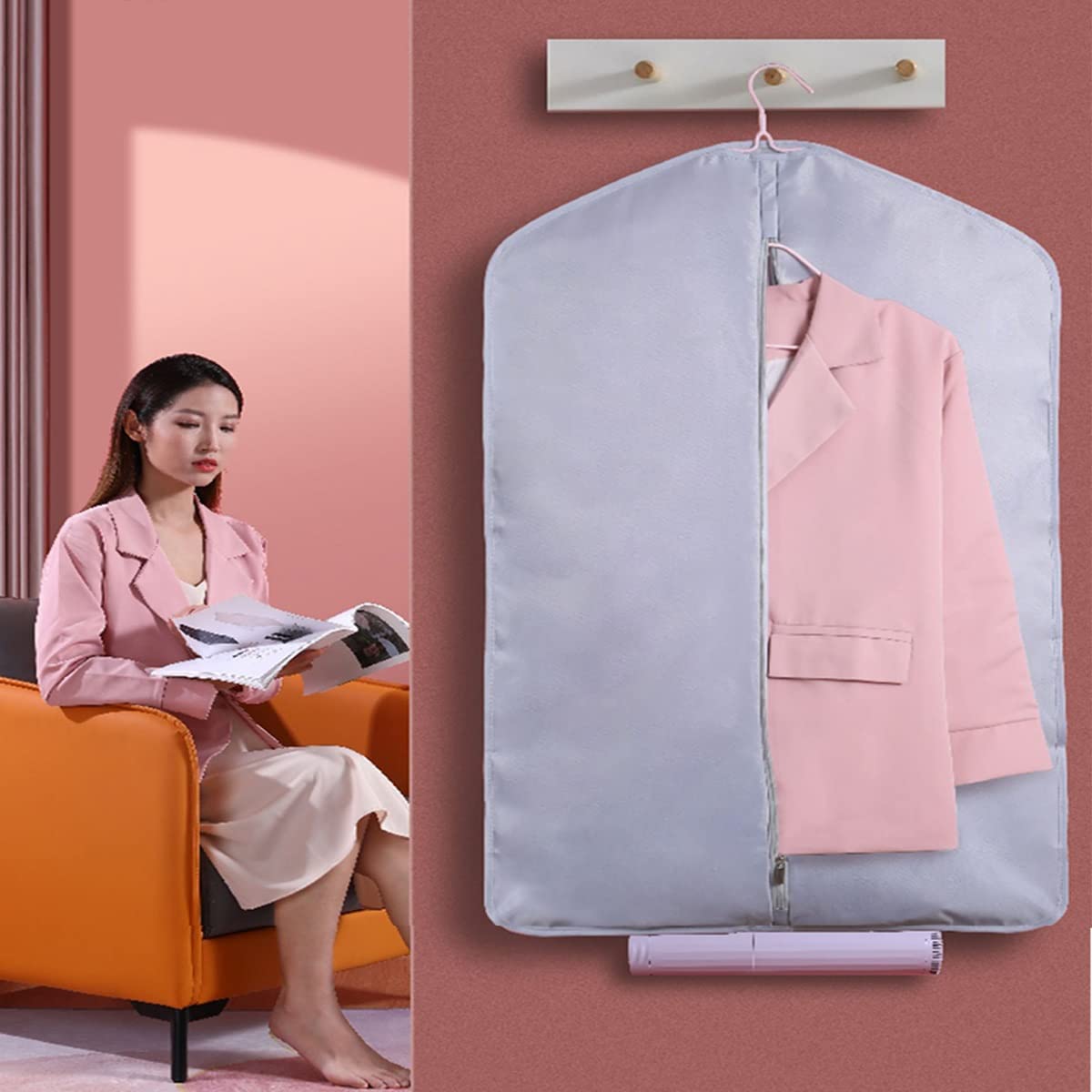 Portable Clothes Drying Rack - Foldable Mini Laundry Dryer for Apartments, RV & Travel - Energy Saving Space Saving White Garment Rack - Perfect for Small Spaces, Camping & Dorm Rooms