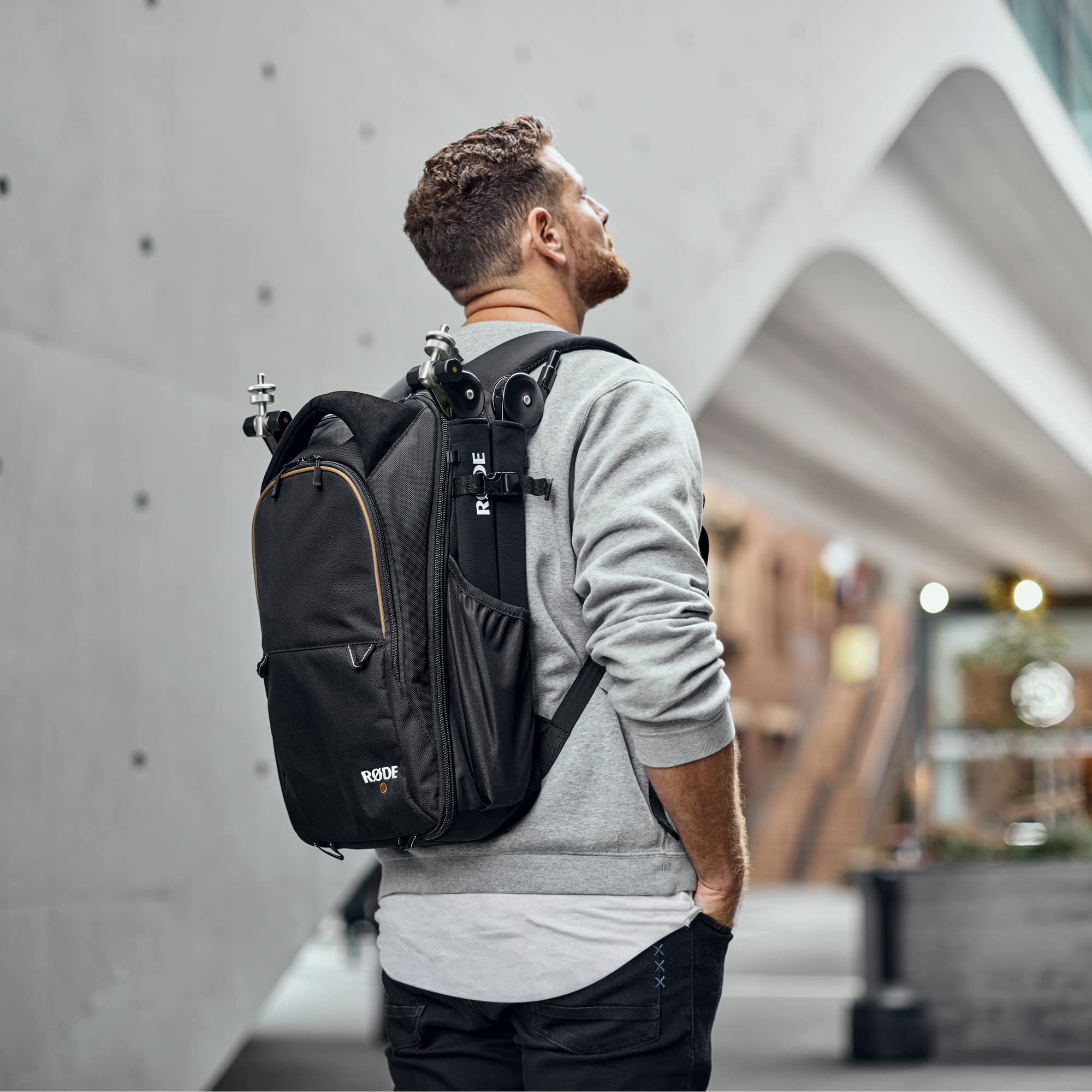 RØDE Backpack 18L Black - Durable Studio Backpack for RØDECaster Pro II, Laptops, Microphones & Audio Equipment | Perfect for Podcasting, Field Recording & Mobile Studio Setup