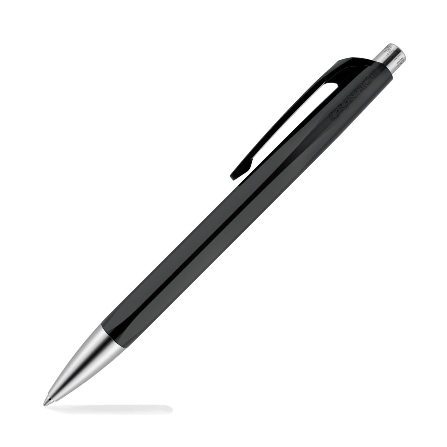 Premium Caran d'Ache 888 Infinite Black Ballpoint Pen - Luxury Writing Instrument for Professionals, Gifts & Everyday Use