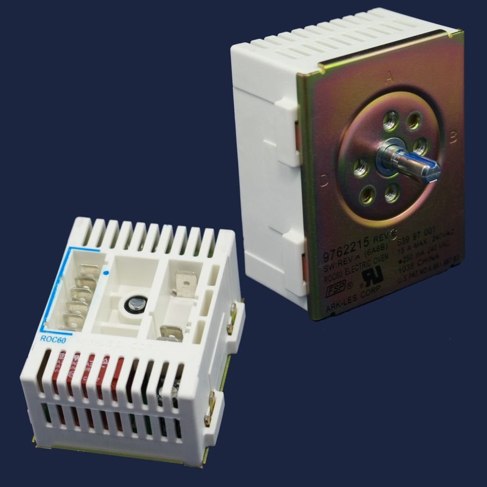 WP9762215 Replacement Oven Switch Compatible with Range Models 9762215 & 1181962 - Perfect for Kitchen Appliance Repair and DIY Home Maintenance