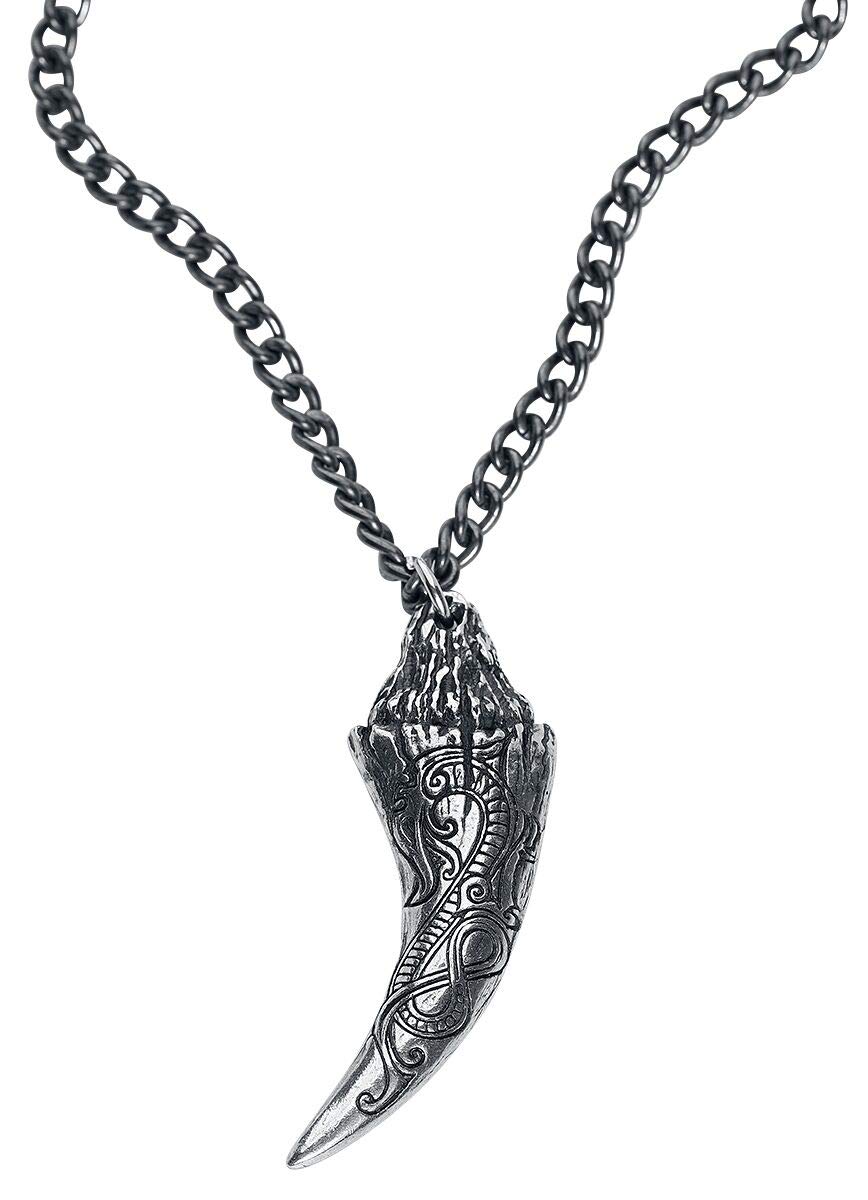 Alchemy of England Froda's Dragon Tooth Pendant Necklace - Medieval Viking Jewelry for Men & Women - Perfect for LARP, Cosplay, and Fantasy Gift Giving