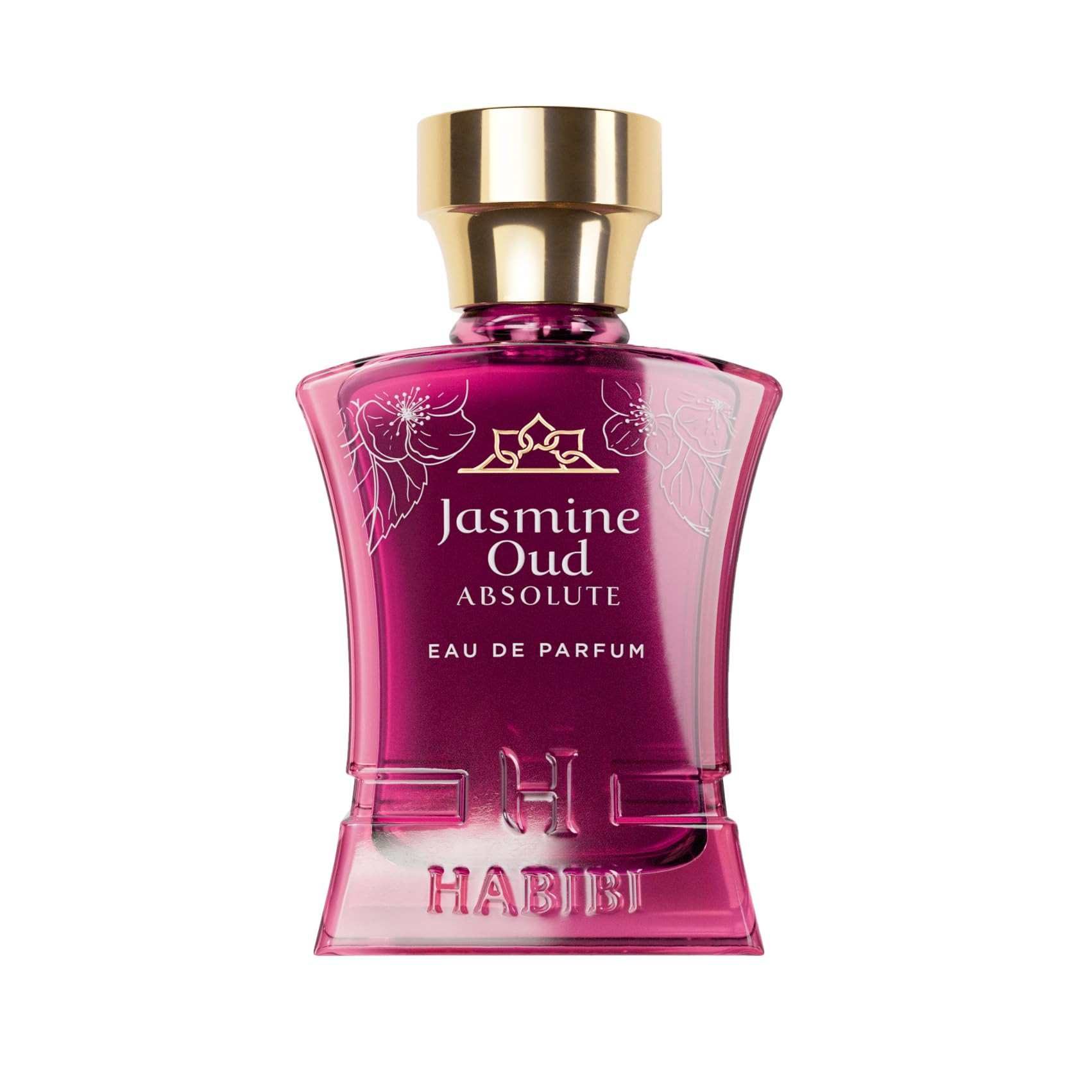 Premium Jasmine Oud Perfume for Women - Long Lasting Floral Eau de Parfum with Arabian Oud, Woody Musk, Leather & Floral Notes (2.5 Oz) - Perfect for Evening Events, Date Nights & Special Occasions