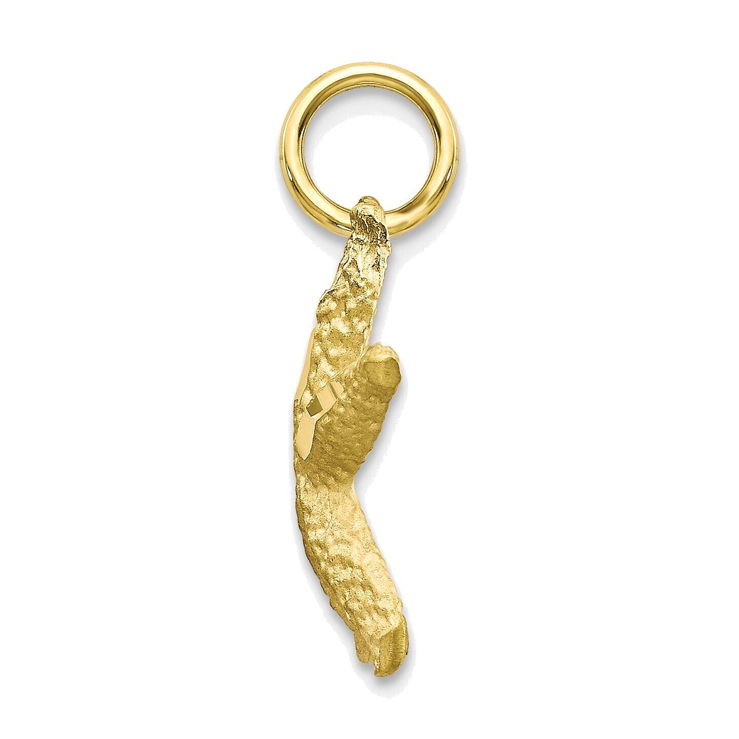 10K Yellow Gold Starfish Charm Pendant - Elegant Bonyak Jewelry for Beach Weddings, Summer Outfits & Gift Giving