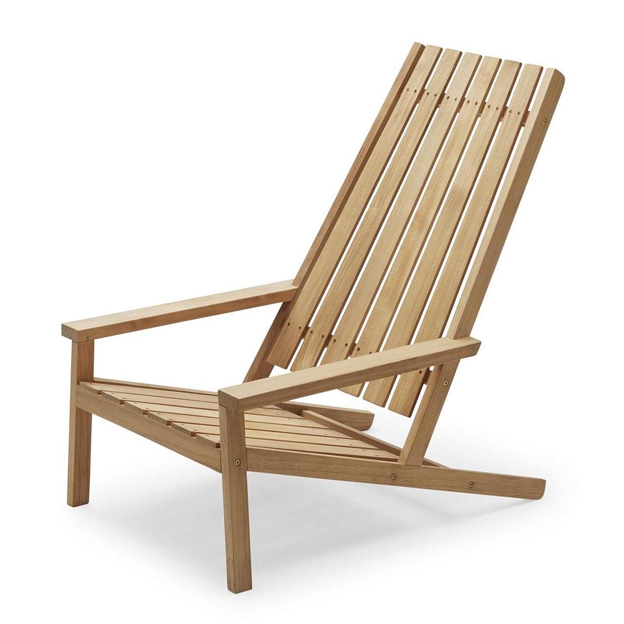 Between Lines Deck Lounge Chair - Waterproof Outdoor Patio Furniture for Poolside, Beach, and Garden Relaxation