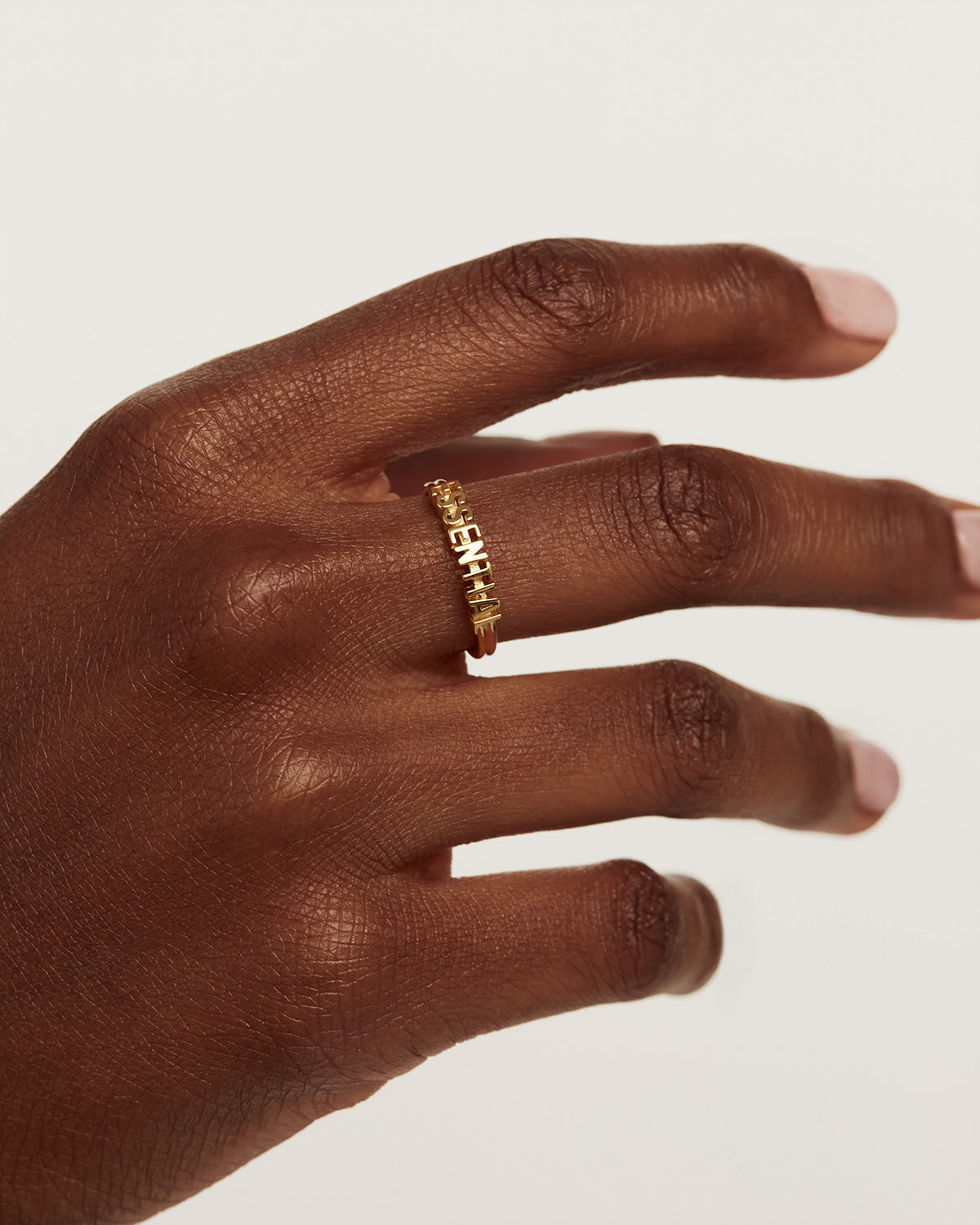 GRID Essential Gold Ring for Women - 14K Solid Gold Minimalist Ring - Elegant & Dainty Jewelry for Everyday Wear, Gift Giving & Special Occasions