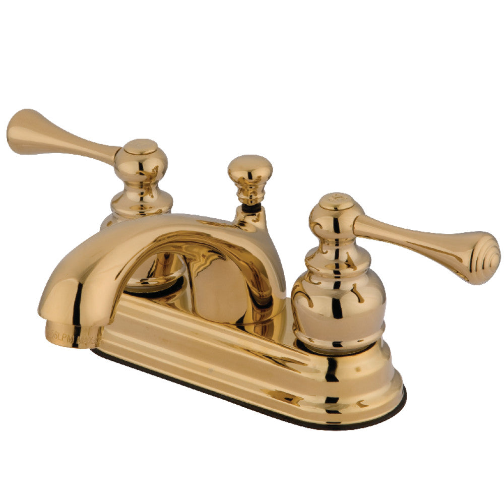 Kingston Brass KB3607BL 4-Inch Centerset Bathroom Faucet - Modern Water-Saving Design for Vanity Sinks, Perfect for Home & Hotel Bathroom Renovations