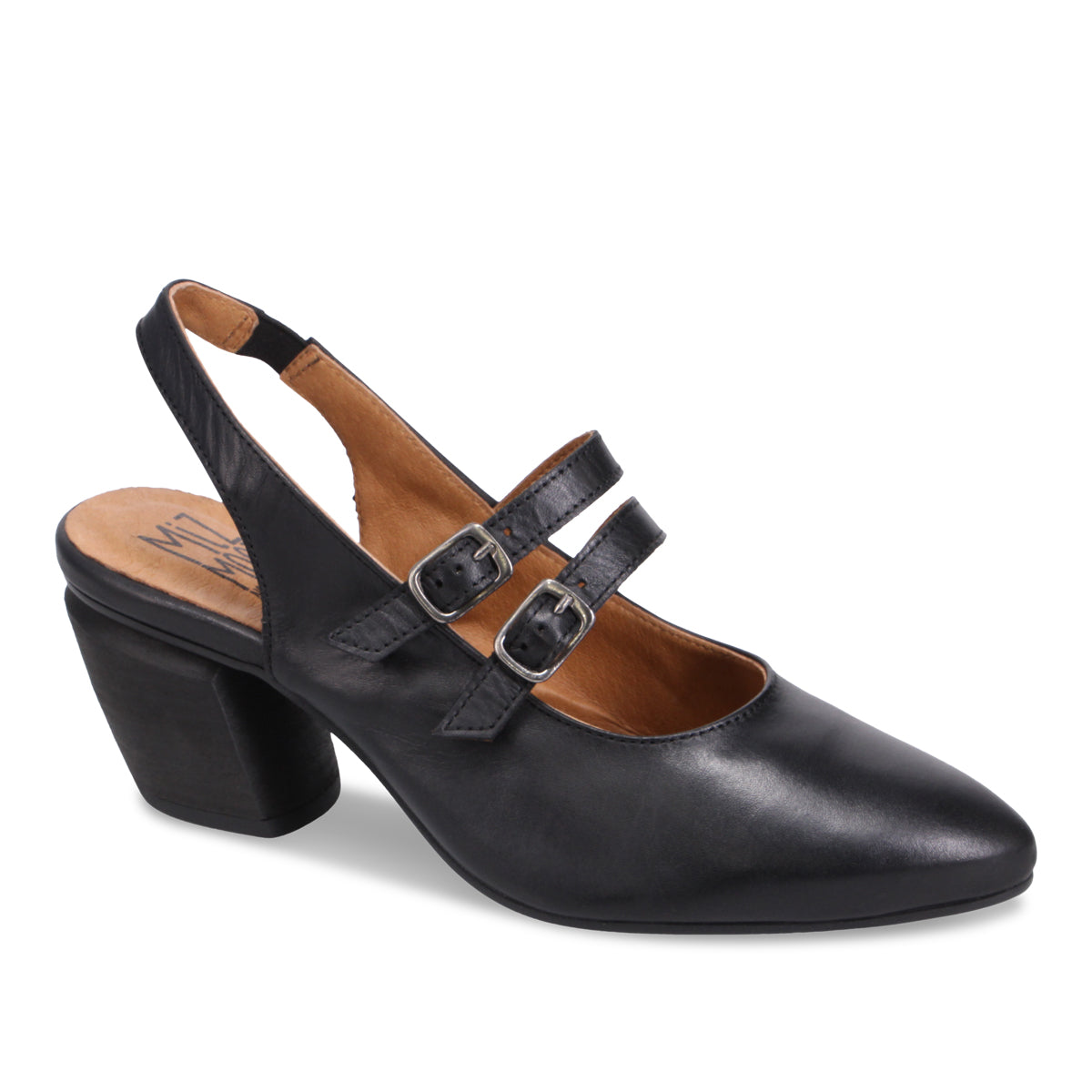 Amari Slingback Mary Jane Shoes - Comfortable Women's Low Heel Pumps for Work, Office & Formal Occasions