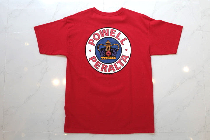 Powell Peralta Supreme Short Sleeve T-Shirt - Red | Skateboarding & Streetwear Fashion for Men & Women
