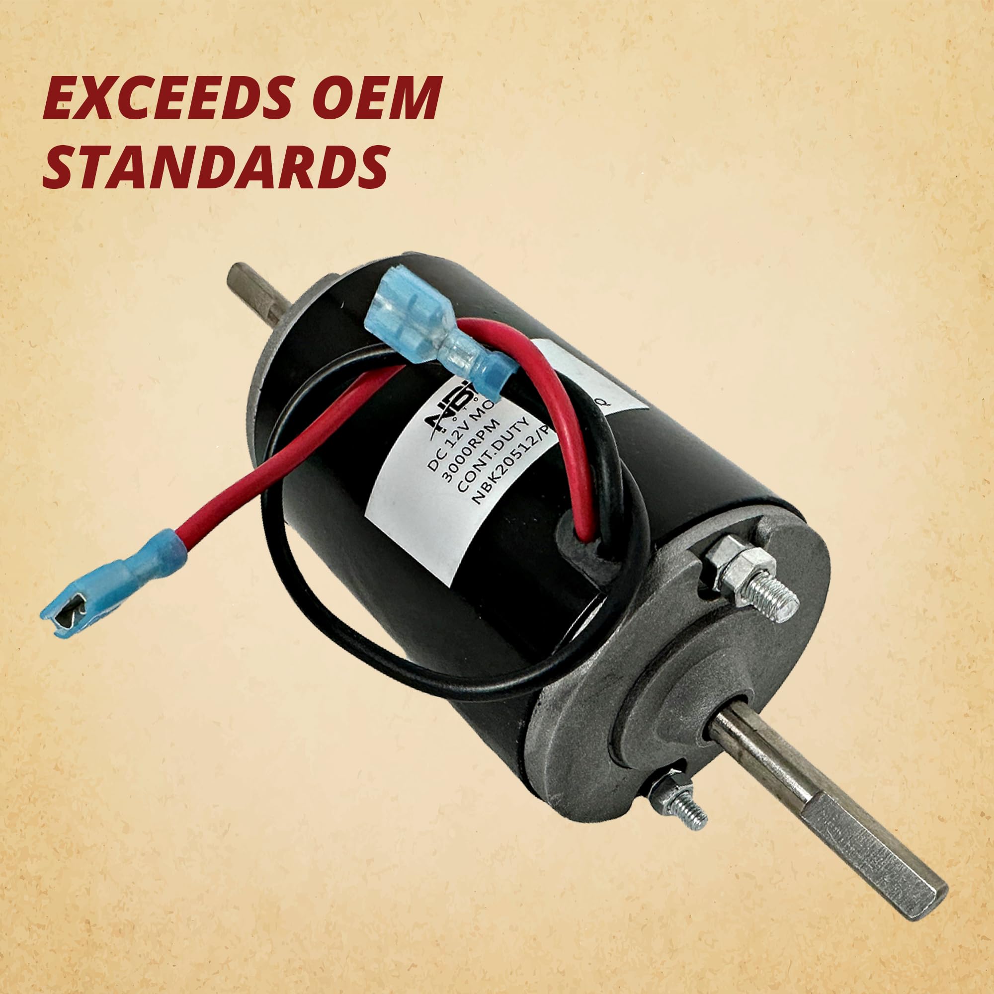Suburban 233102 SF-35 & SF-35F RV Camper Furnace 12V 55W Blower Fan Motor Replacement - OEM Standard Part for RV Heating Systems | Perfect for RV, Camper, and Trailer Heating Maintenance