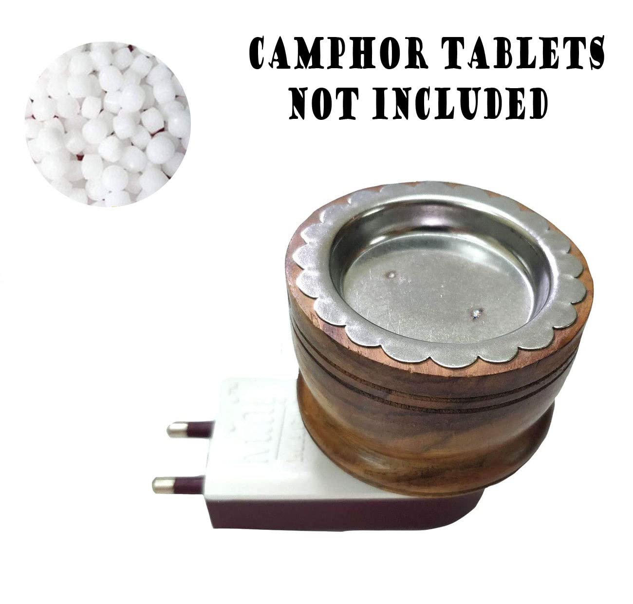Premium SIGNAMIO® Electric Incense Burner - Kapoor Kapur Dani Camphor Karpuram Bakhoor Oud Aroma Oil Diffuser for Home Fragrance & Room Freshening | Perfect for Meditation, Yoga, Aromatherapy & Creating Relaxing Atmosphere