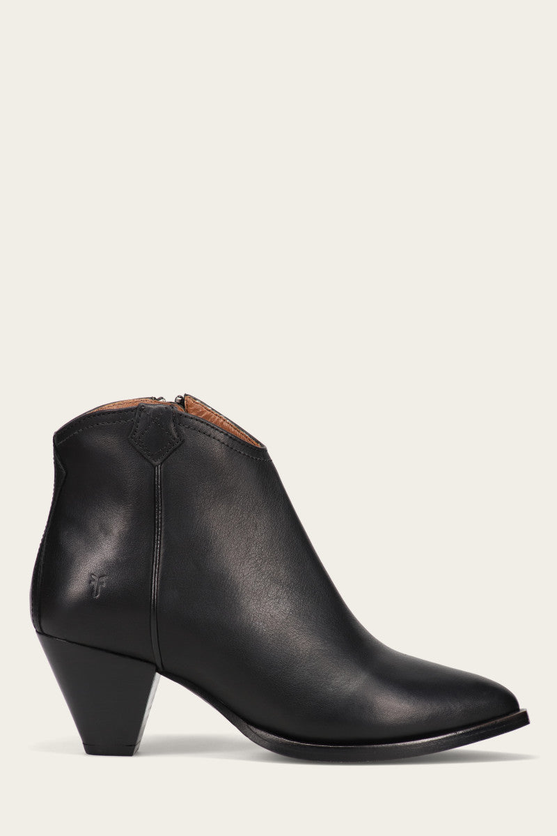 Vintage June Western Shootie Boots - Authentic Pre-Owned Cowgirl Ankle Boots for Women | Perfect for Country Rodeo, Line Dancing & Western Fashion