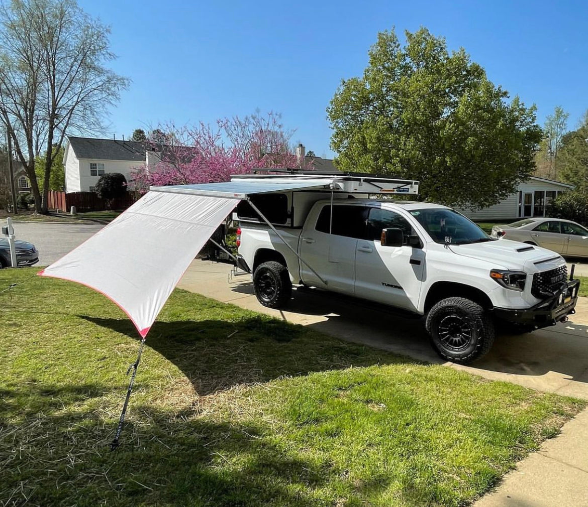 Dragon Fly Tarps Van Awning Extension - Waterproof RV Camper Awning Shade for Outdoor Camping, Picnics & Tailgating
