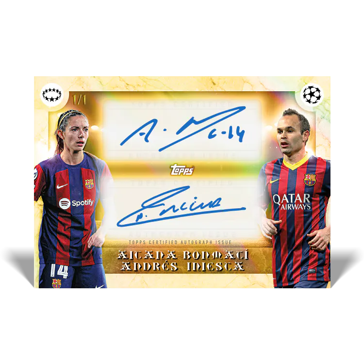 Topps Aitana Bonmatí Curated Soccer Trading Card Set - Limited Edition Collectible for Fans & Sports Memorabilia Enthusiasts - Perfect for Display, Gifts, and Card Collections