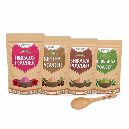 Hibiscus + Reetha + Shikakai + Bhringraj