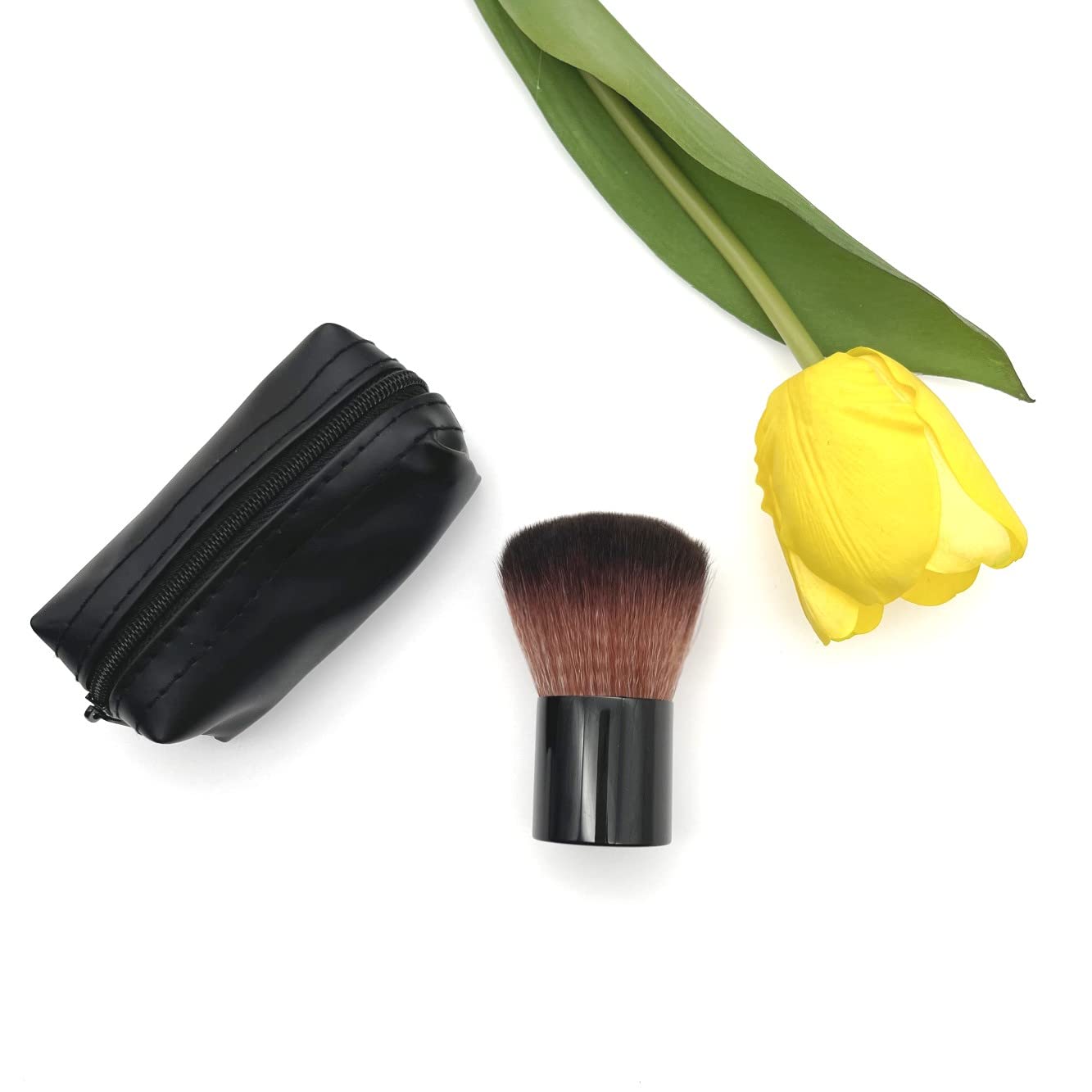 Professional Soft Face Powder Brush - Blush & Bronzer Makeup Tool for Travel