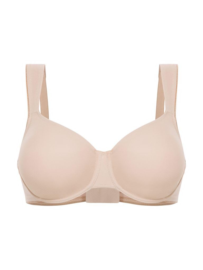Women's 80622 Soft Touch Molded Underwire Minimizer Bra - Comfortable Full Coverage Support for Everyday Wear & Work