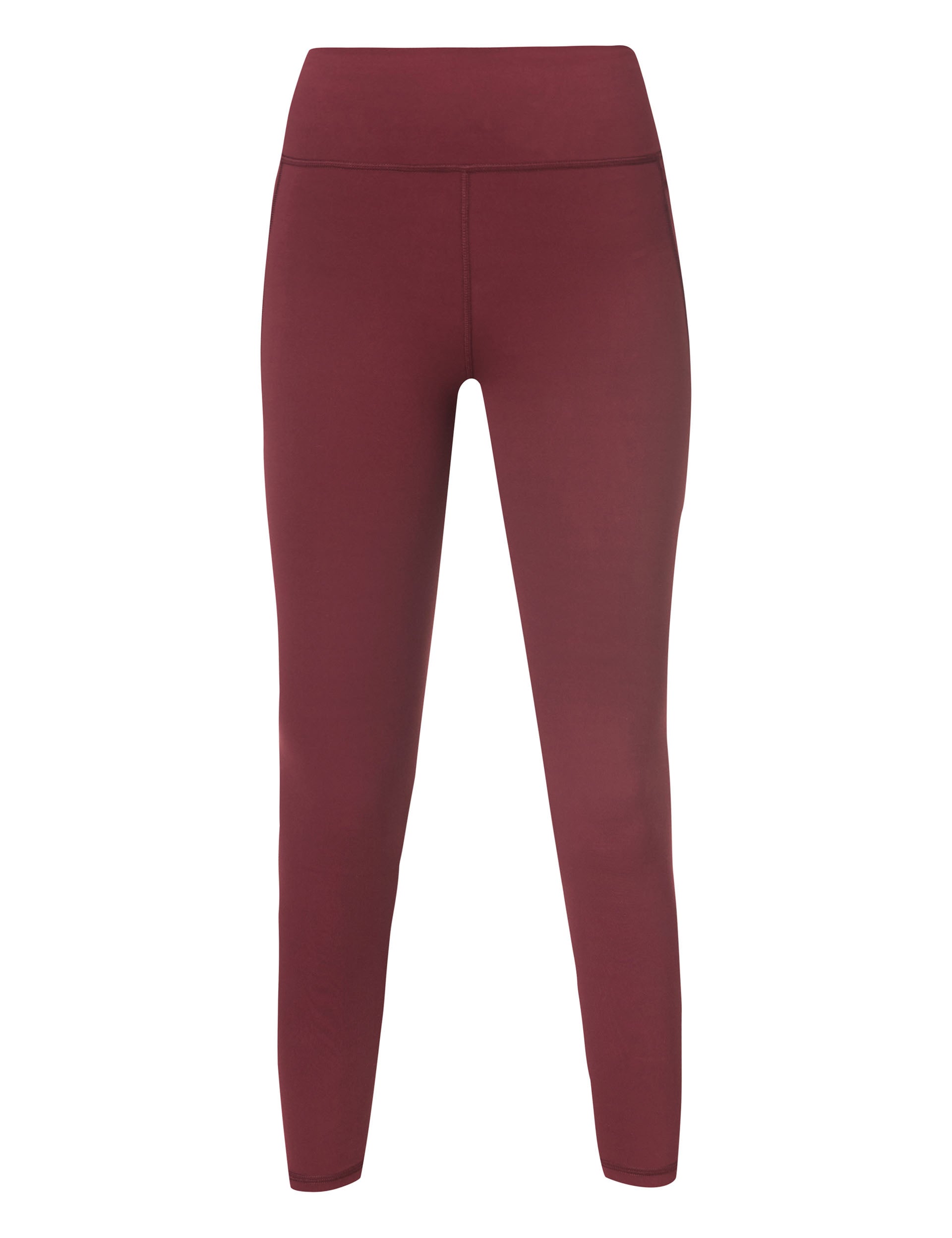 Ultimate Studio 7/8 High Waist Yoga Leggings for Women - Garnet Red - Perfect for Yoga, Gym Workouts & Everyday Wear