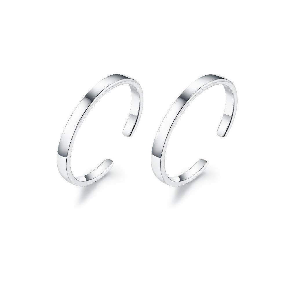 Minimalist 925 Sterling Silver Small Hoop Earrings for Women & Teens - Clip On Cuff, Cartilage Wrap, No Piercing, Hypoallergenic - Perfect for Everyday Wear, Parties & Gifts