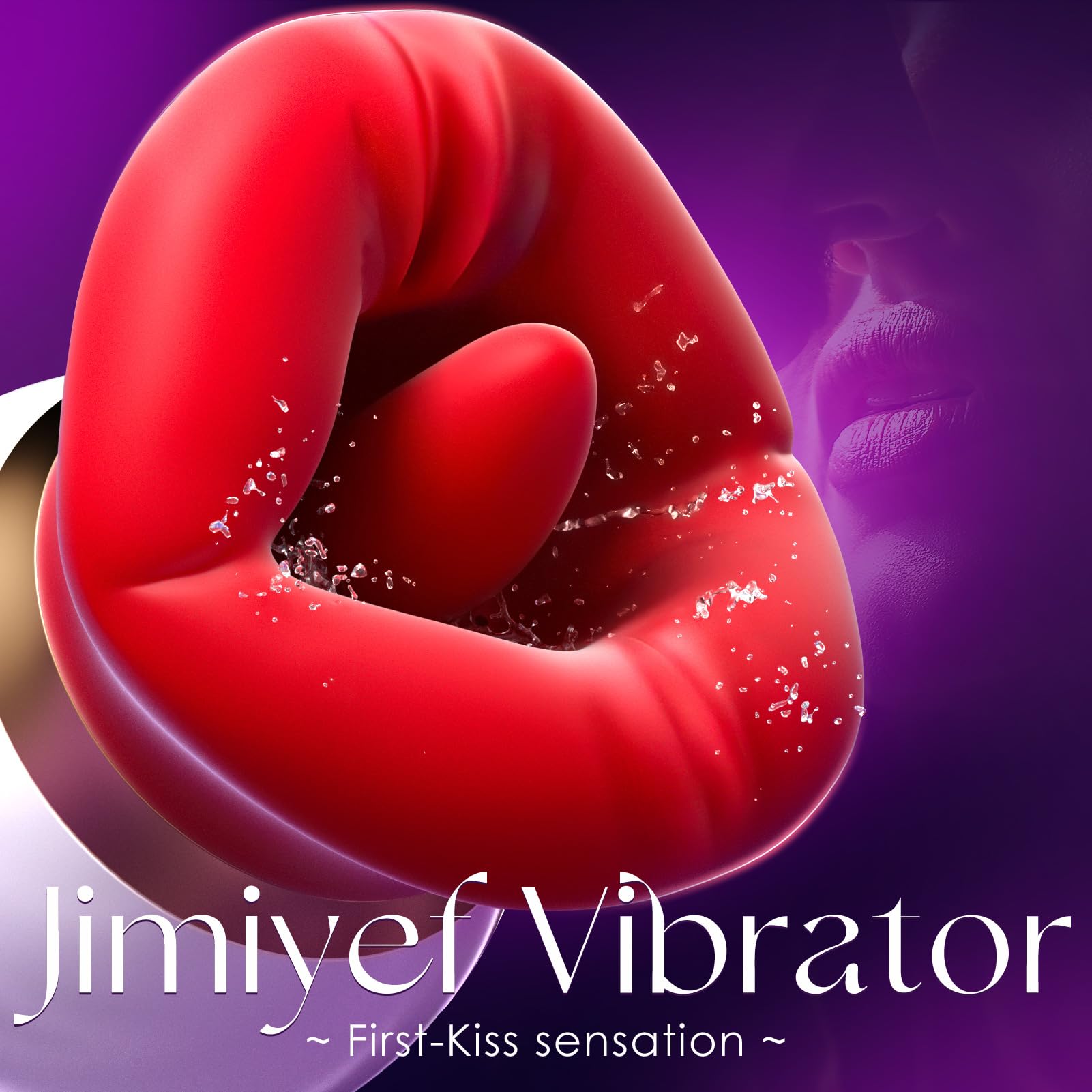 3-in-1 Mouth-Shaped Sucking Vibrator for Women - 10 Tongue Licking Modes, Clit & Nipple Suction, G-Spot Stimulation | Rechargeable Adult Sex Toy for Couples & Solo Play | Perfect for Bedroom Fun, Anniversary Gifts & Romantic Nights