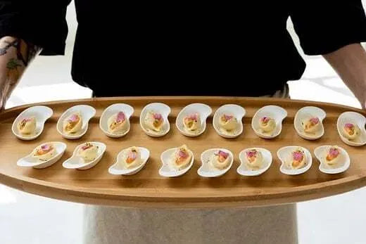 Yayoi Premium Bamboo Serving Tray - Eco-Friendly & Durable for Dining, Breakfast, or Decorative Display