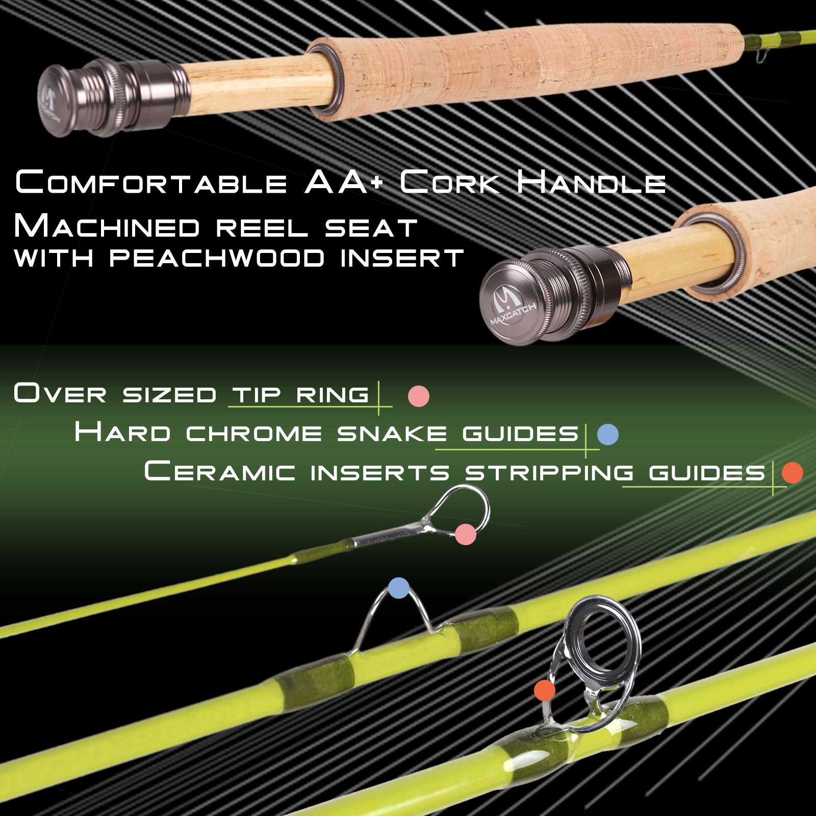 Ultra-Light Fly Fishing Rod Combo for Trout, Panfish & Stream Fishing - 1/2/3 Weight Fly Rod Set | Perfect for Small Rivers, Creeks & Freshwater Fishing Adventures