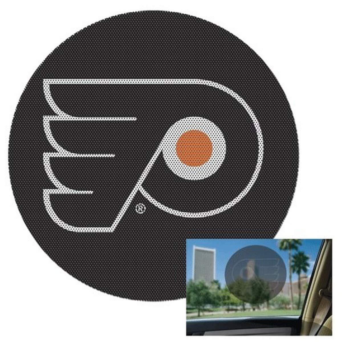 Official WinCraft NHL Perforated Vinyl Decal - Team Logo Sticker for Car Windows, Laptops & Walls - Perfect for Hockey Fans & Game Day Decor