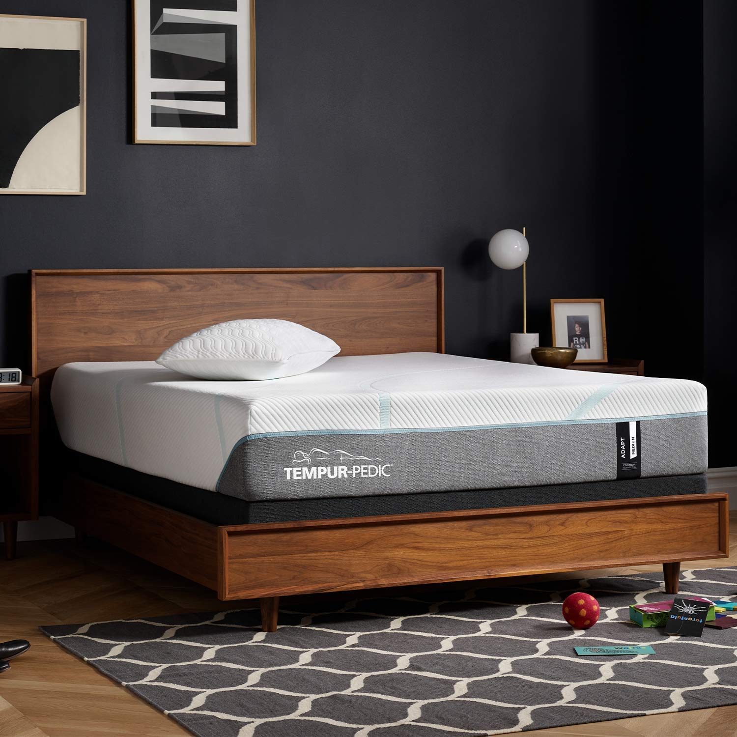 Tempur-Pedic Adapt 11-Inch Cooling Memory Foam Mattress - California King Size, Medium Firm Support for Back Pain Relief & Pressure Relief - Perfect for Master Bedroom, Guest Room & Home Comfort Upgrade