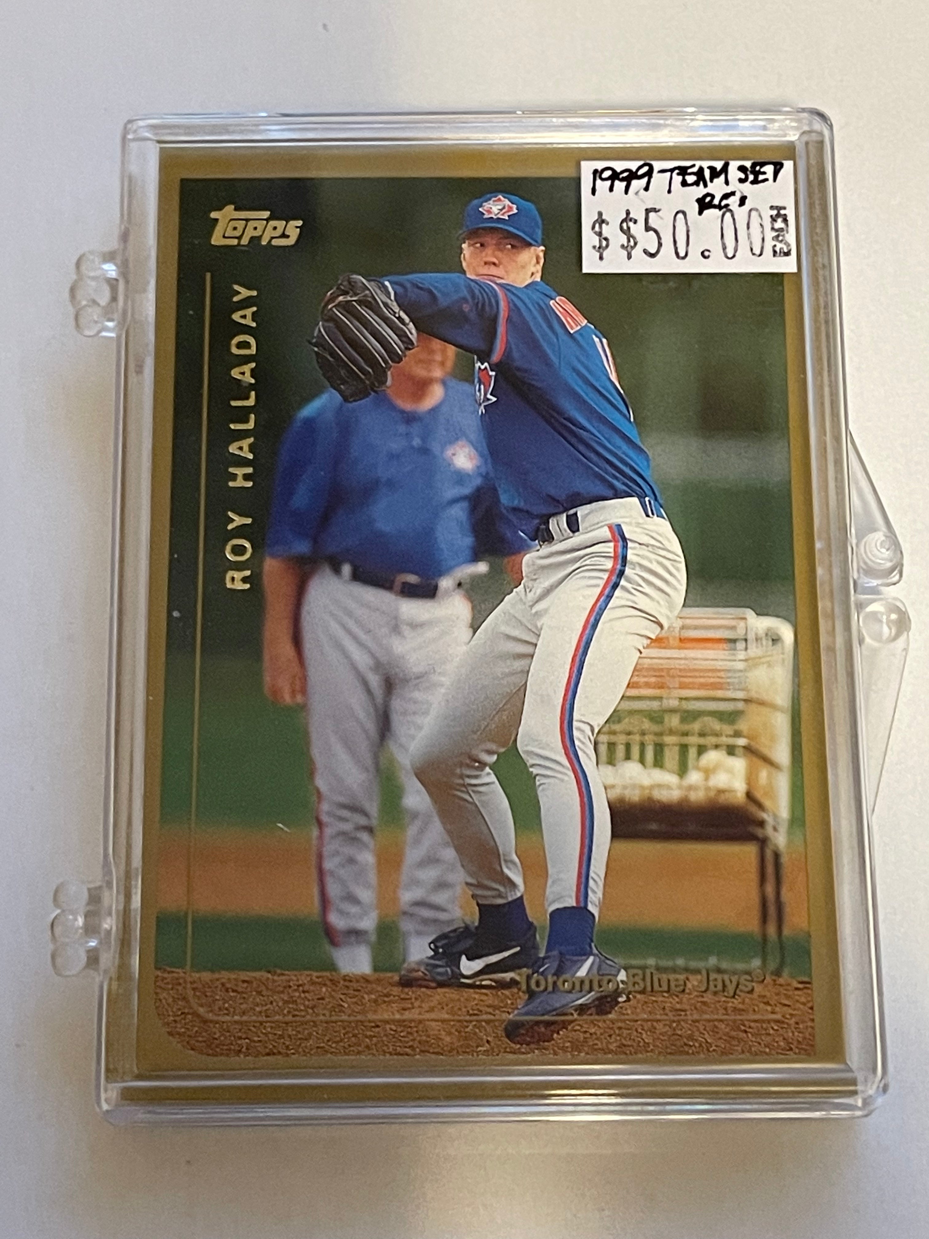 1999 Roy Halladay Blue Jays Rookie Baseball Card Set - Perfect for Collectors, Fans & Sports Memorabilia Enthusiasts