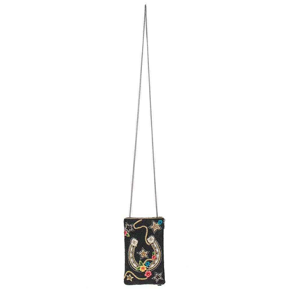 Mary Frances Good Luck Themed Crossbody Phone Purse for Women | Handmade Fashionable Small Shoulder Bag | Perfect for Daily Use, Travel & Special Occasions