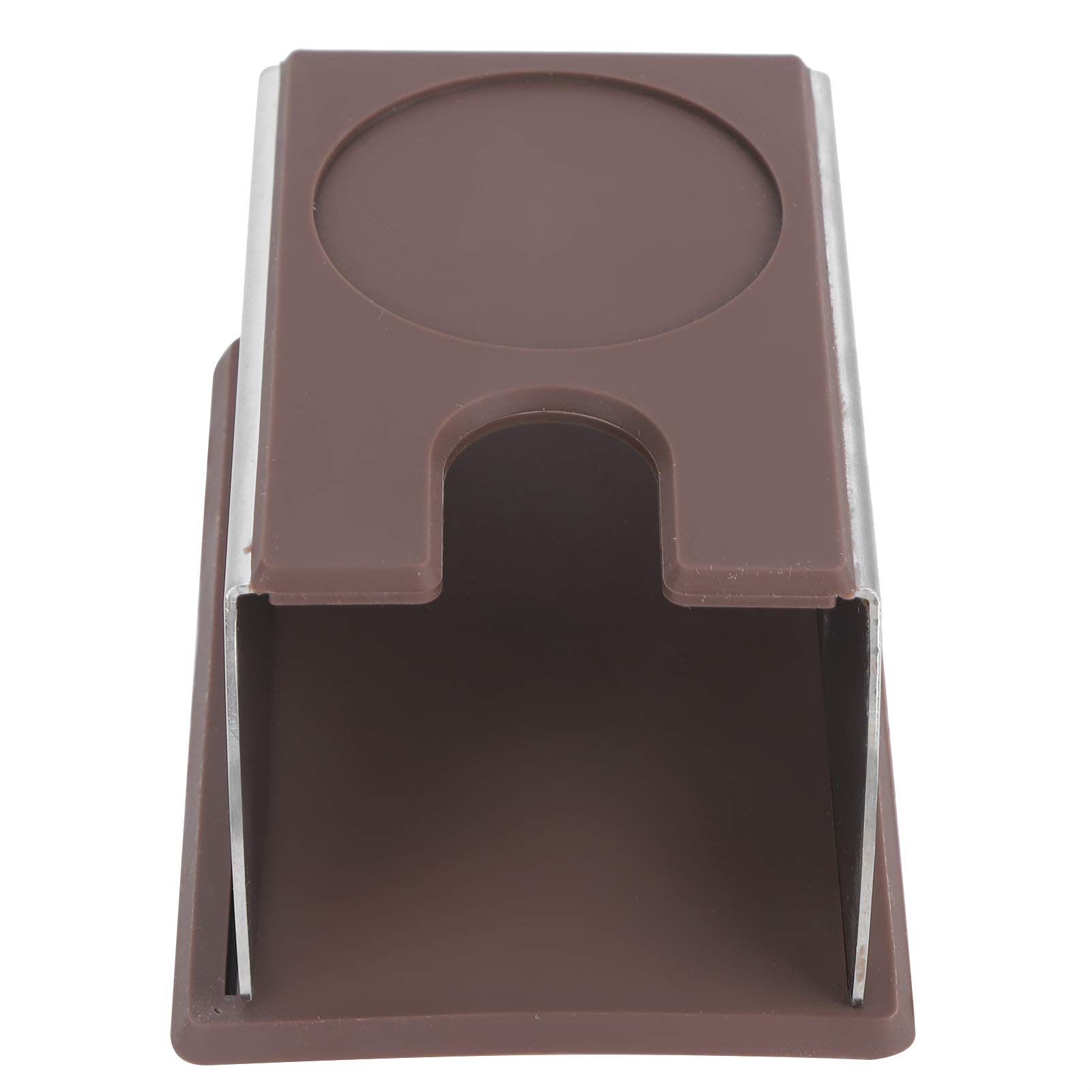 Premium Coffee Tamper Holder & Stand - Durable Barista Tool Accessory for Espresso Tamping - Perfect for Coffee Shops, Tea Houses & Home Brewing (Brown)