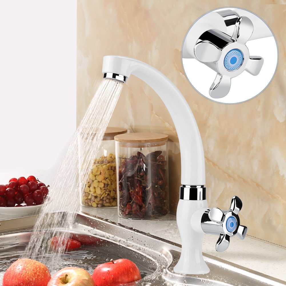 Gavigain G1/2 ABS Cold Water Sink Faucet for Kitchen & Bathroom - Blossom Mango Color - Durable ABS Material for Home & Commercial Use