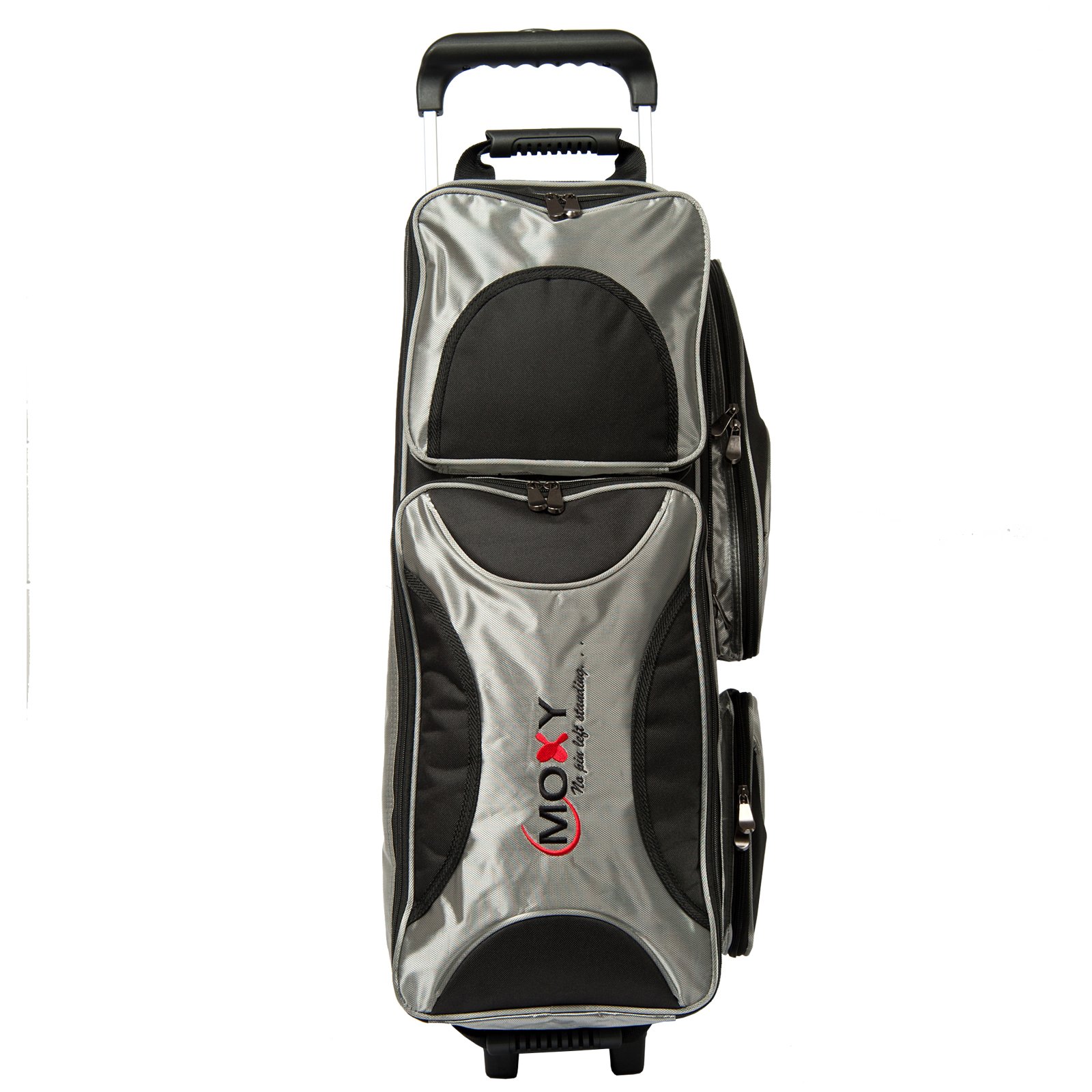 Premium Triple Roller Bowling Bag - Silver & Black for Easy Transport | Perfect for League Play, Tournaments & Practice Sessions