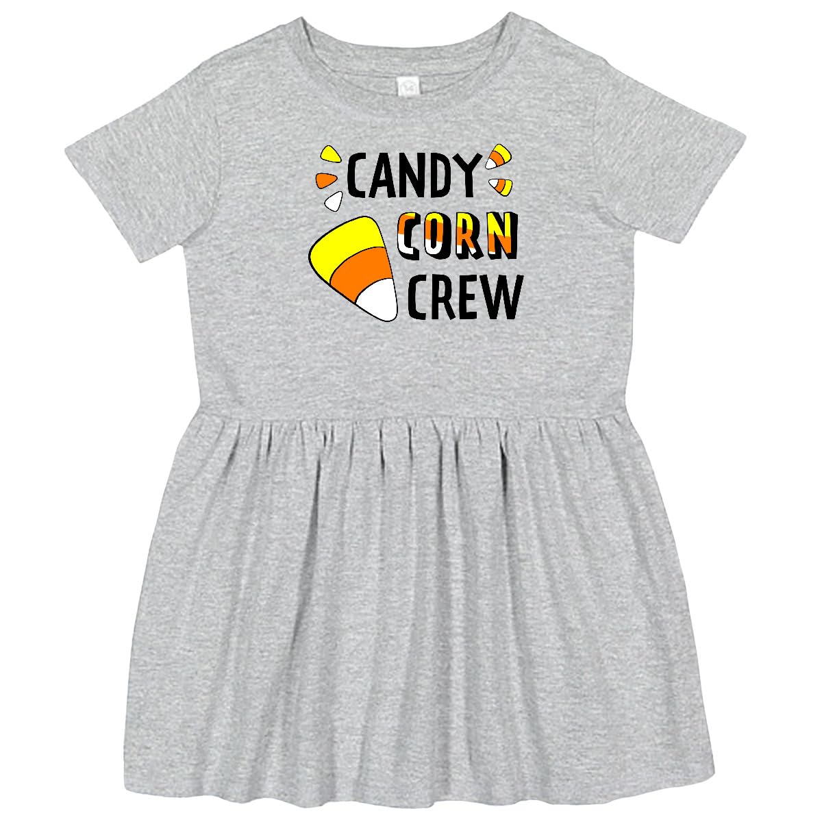 Inktastic Halloween Candy Corn Crew Toddler Dress - Cute & Comfortable Costume for Kids Halloween Party, Trick or Treating & Festive Celebrations
