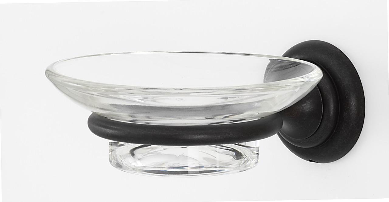 Charlie's Collection Soap Holder with Dish - A6730-BARC Barcelona Style Bathroom Organizer for Shower, Sink, and Countertop Decor