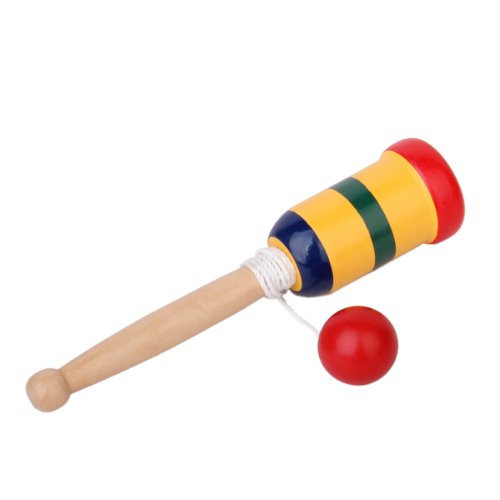 Premium Japanese Wooden Kendama Toy - Traditional Cup and Ball Game for Kids & Adults - Perfect for Hand-Eye Coordination, Stress Relief & Fun Indoor/Outdoor Play
