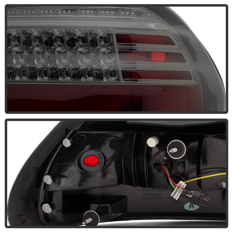 Spyder Auto 5007179 LED Tail Lights Chrome/Smoked - High-Performance Aftermarket Brake Lights for Trucks, SUVs & Jeeps