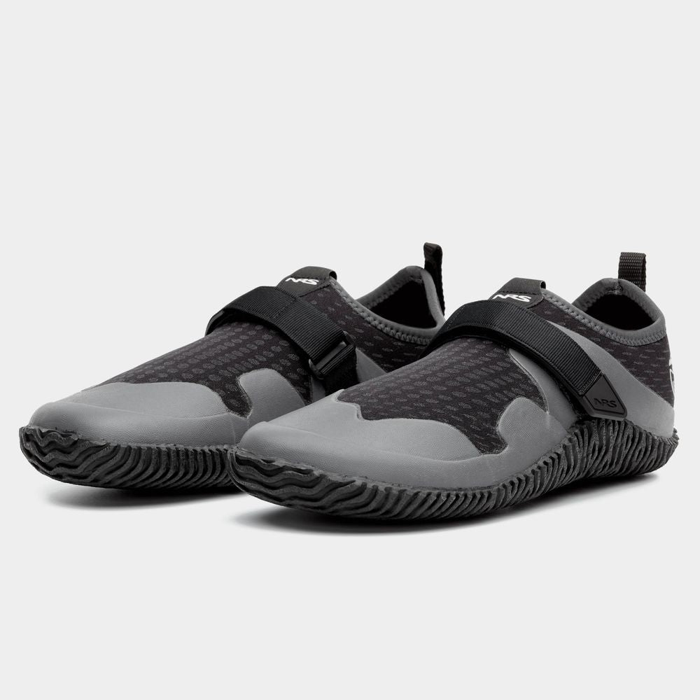 NRS Kicker Wetshoe for Men - Water Sports Shoes for Kayaking, Canoeing & Paddleboarding - Quick-Dry Neoprene Booties with Non-Slip Sole