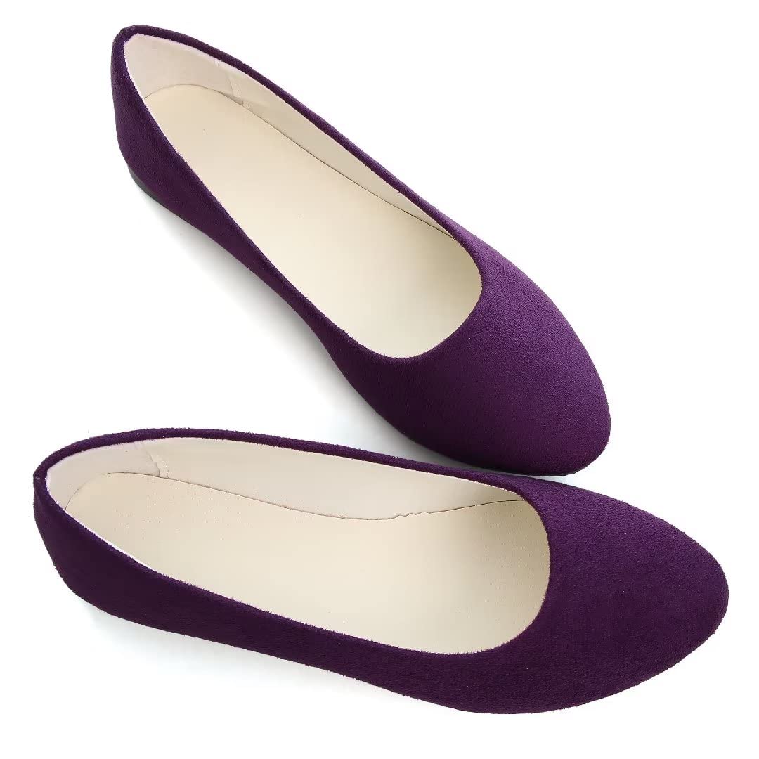 Stunning Women's Ballet Flats - Soft Slip-On Pointed Toe Shoes for Comfort & Style | Perfect for Work, Dating & Casual Outfits
