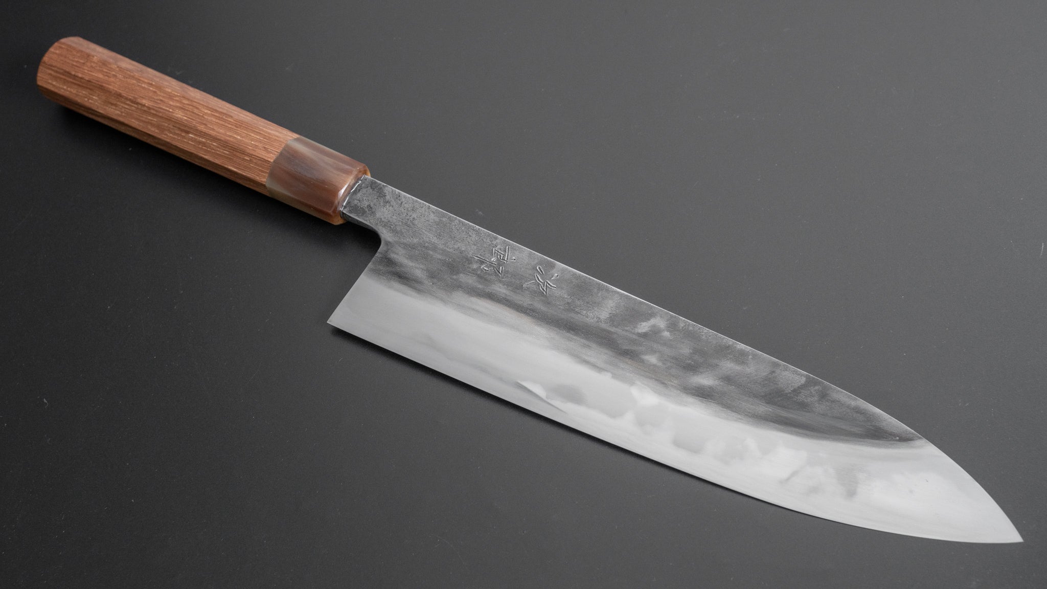 Premium Jiro Tsuchime Wa Gyuto 240mm Japanese Chef Knife with Taihei Tagayasan Handle (#217) - Perfect for Sushi, Meat Slicing & Professional Kitchen Use